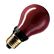 AMPOULE INACTINIQUE ROUGE E27 220V 15W